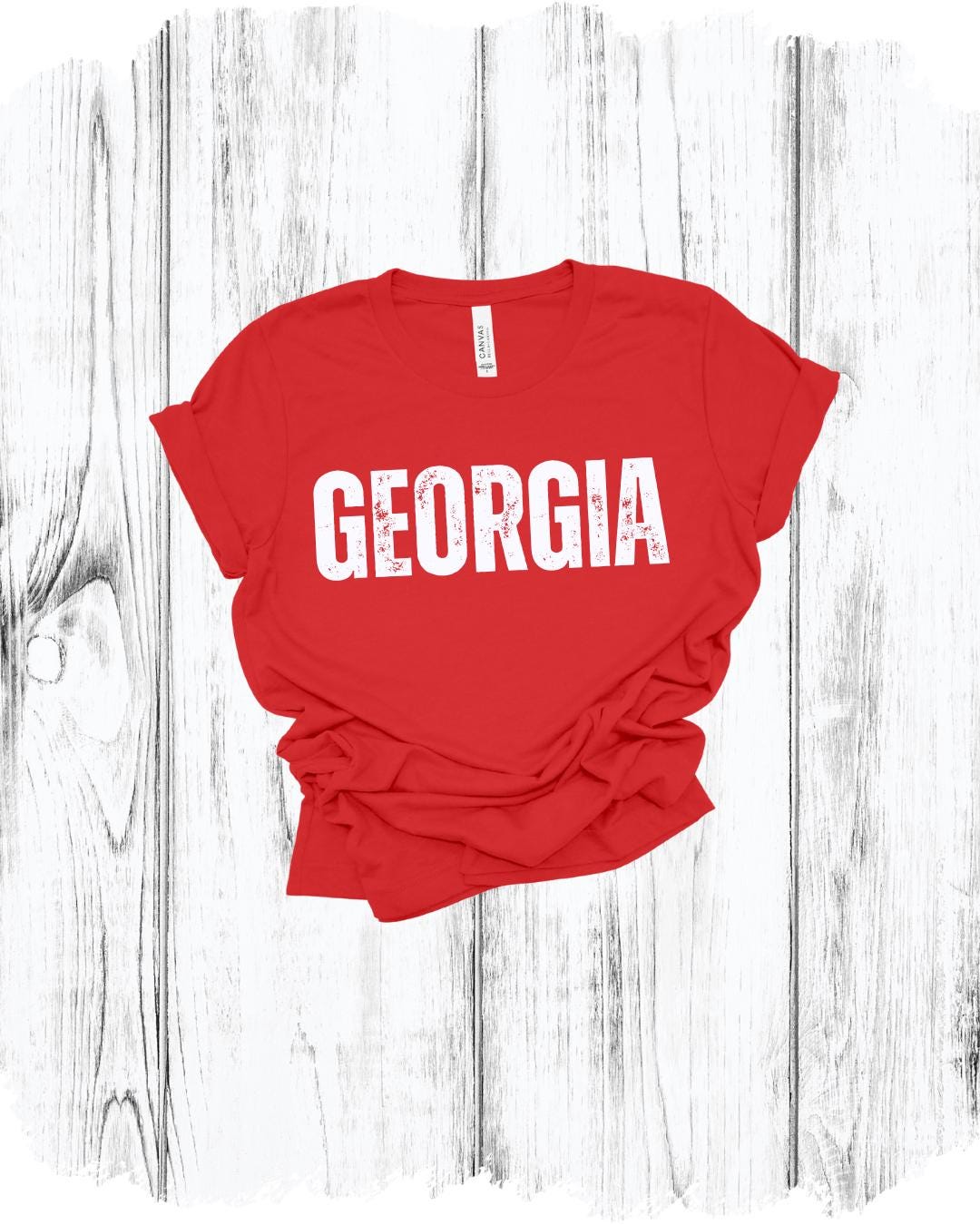 UGA Georgia Bulldogs Shirt | University of Georgia Tee | Collegiate Game Day T-Shirt | Red, Black or Smoke Football Shirt | Shortsleeves