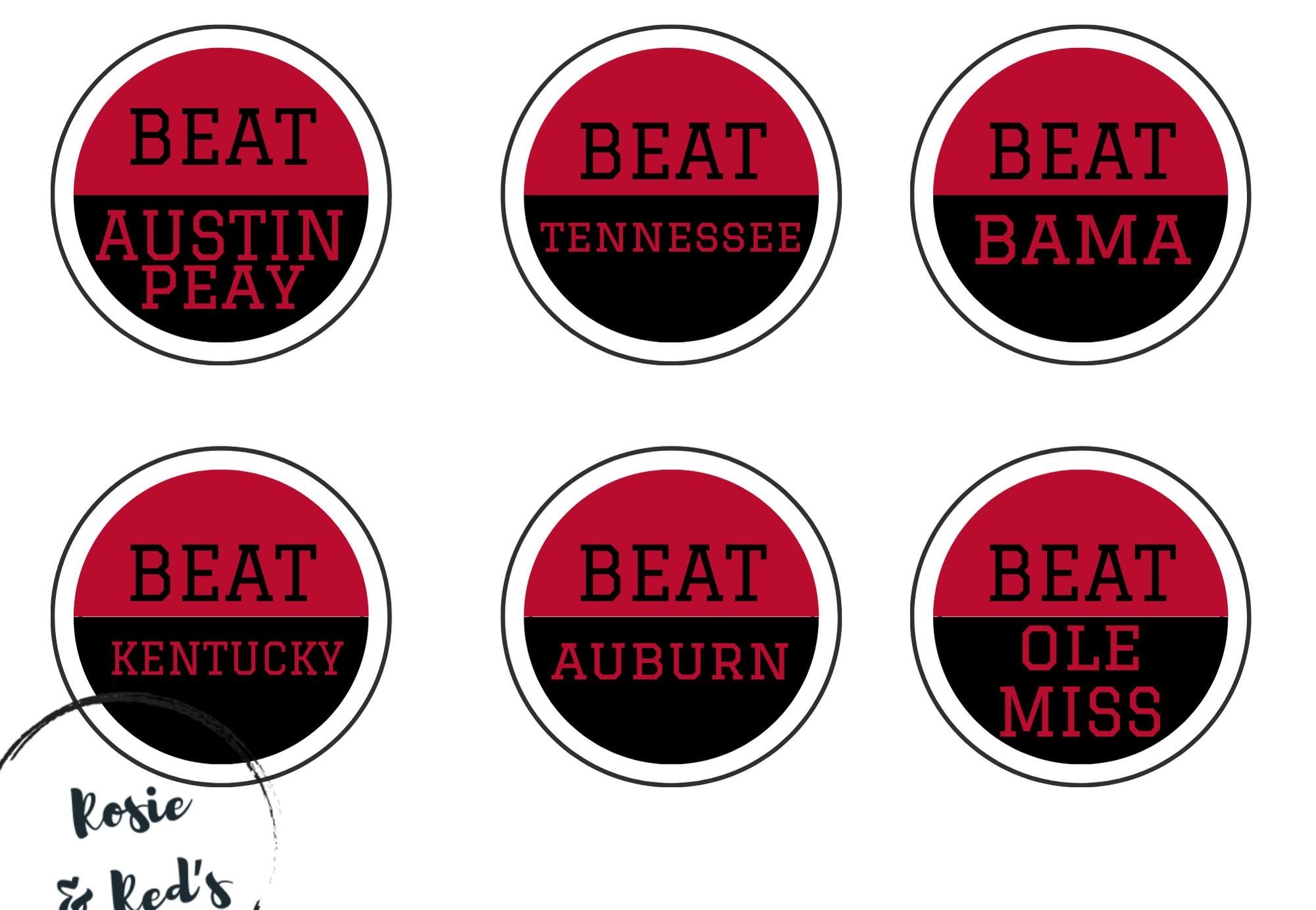 Georgia Spirit Buttons | Game Day Accessories | 2025 Season | Bulldogs