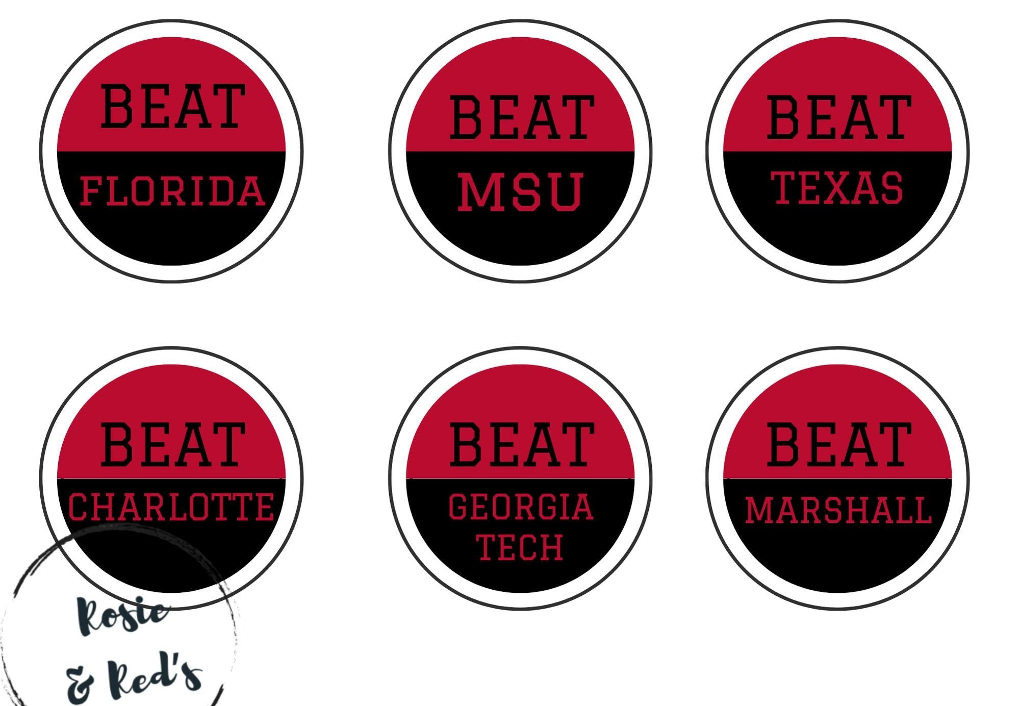Georgia Spirit Buttons | Game Day Accessories | 2025 Season | Bulldogs